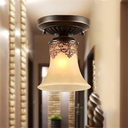 Lysekrone Pendel Light Traditionel Klassisk Rustik Lodge Vintage Retro Lantern Dining