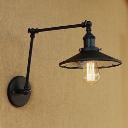Country Retro Painting Feature for Swing Arm Ambient Light Swing Arm Lights Væglampe