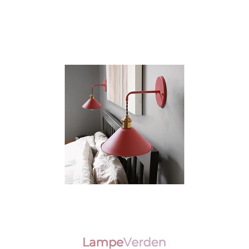 Simpel industrihovedpærer i ministørrelse Væglampe Vintage Retro Village Metal Væglampe Lysarmatur Gangvæglampe