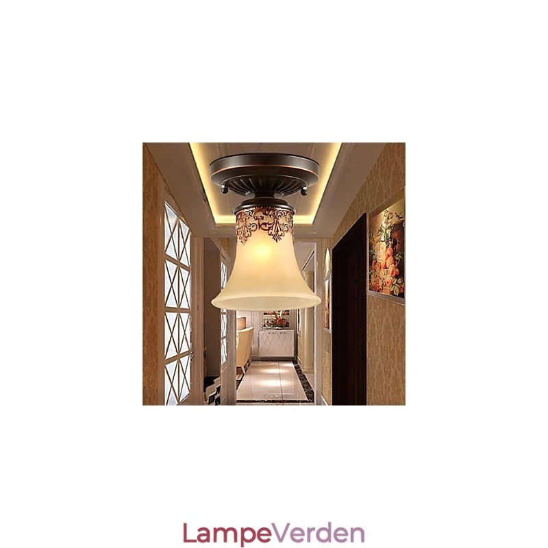 Lysekrone Pendel Light Traditionel Klassisk Rustik Lodge Vintage Retro Lantern Dining