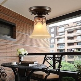 Lysekrone Pendel Light Traditionel Klassisk Rustik Lodge Vintage Retro Lantern Dining