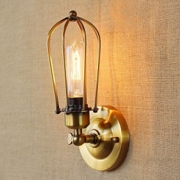 Simpel vintage country retro elektropladefunktion til mini-stil omgivende lys væglamper