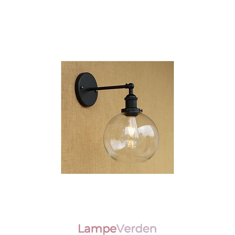 Country Retro Painting Feature til Mini Style Øjenbeskyttelse Ambient Light Wall Sconces