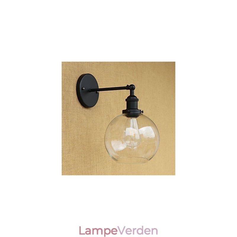 Country Retro Painting Feature til Mini Style Øjenbeskyttelse Ambient Light Wall Sconces