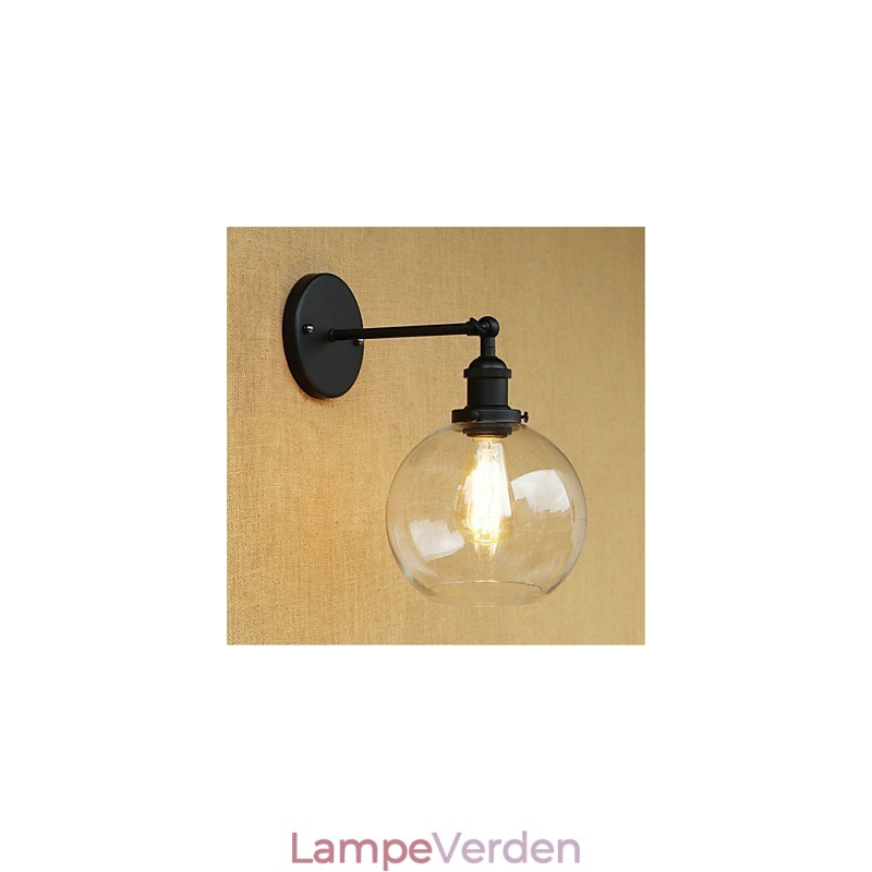 Country Retro Painting Feature til Mini Style Øjenbeskyttelse Ambient Light Wall Sconces