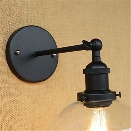 Country Retro Painting Feature til Mini Style Øjenbeskyttelse Ambient Light Wall Sconces