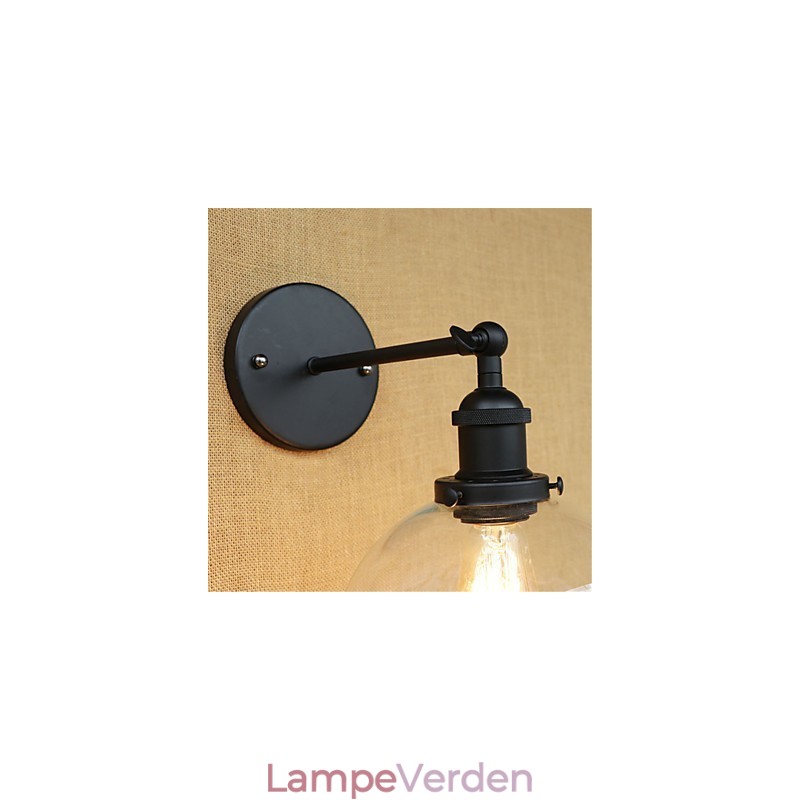 Country Retro Painting Feature til Mini Style Øjenbeskyttelse Ambient Light Wall Sconces