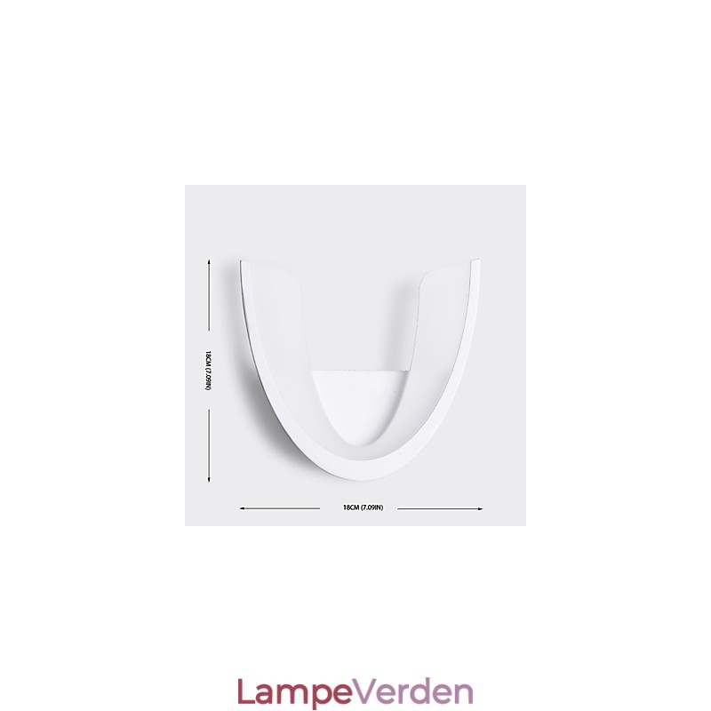 Moderne moderne malerfunktion til væglamper med omgivende lys