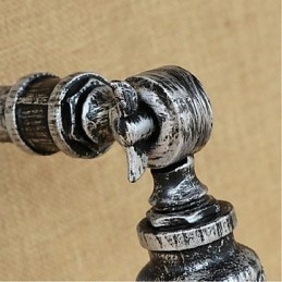 Industrial Style Nordic Water Pipe Væglampe Væglampe Sølv