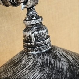 Industrial Style Nordic Water Pipe Væglampe Væglampe Sølv