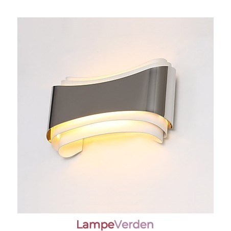 Integreret moderne moderne krom-funktion til væglamper med omgivende lys Integreret moderne moderne krom-funktion til væglamper med omgivende lys