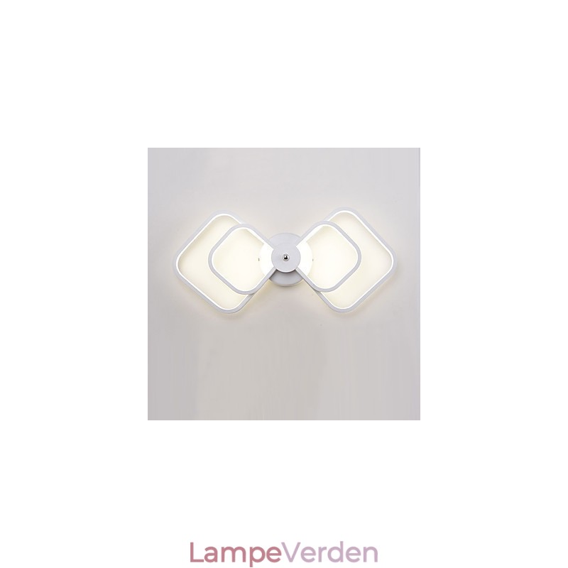 Integreret moderne moderne maleri-funktion til væglamper med omgivende lys
