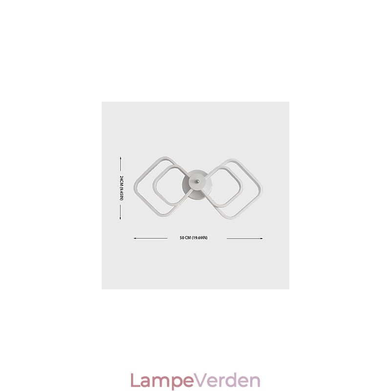 Integreret moderne moderne maleri-funktion til væglamper med omgivende lys