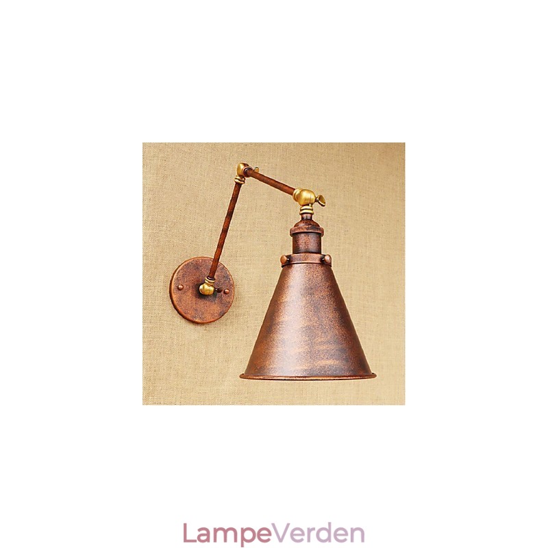 Lang arm Halv rust Retro Kreativ Nostalgisk Udtrækkelig Foldevægslamper Væglampe