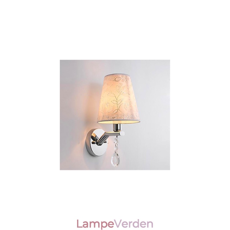 Moderne moderne sølvfunktion til Crystal Ambient Light Wall Sconces Wall Light