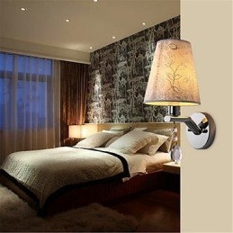 Moderne moderne sølvfunktion til Crystal Ambient Light Wall Sconces Wall Light