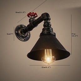 Vandrør Væglamper Retro Industriel Stil Kreativ Land Metal Restaurant Cafe Barer Bar Bord Væglamper