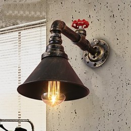 Vandrør Væglamper Retro Industriel Stil Kreativ Land Metal Restaurant Cafe Barer Bar Bord Væglamper