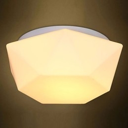 Creative White Diamond glaskuppel lysabsorberer