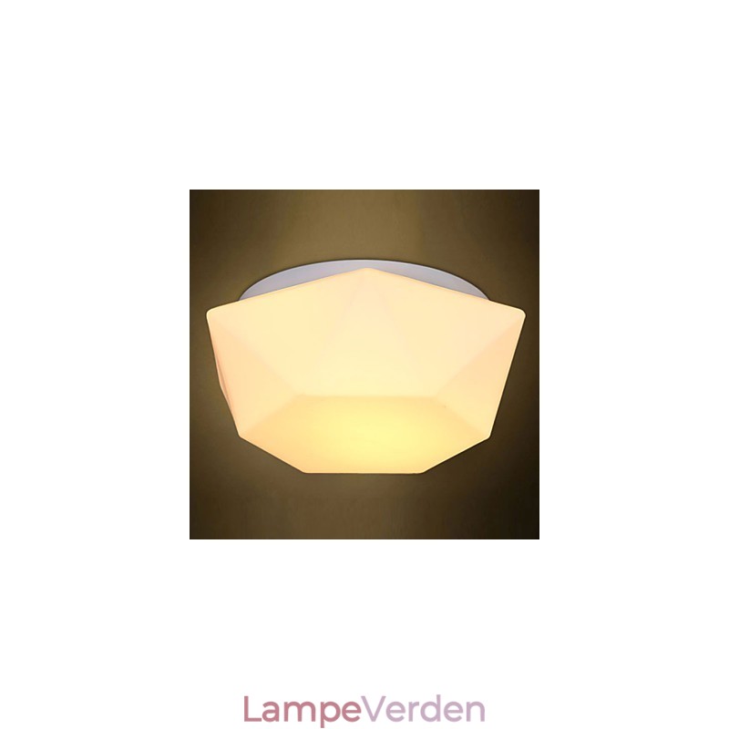 Creative White Diamond glaskuppel lysabsorberer