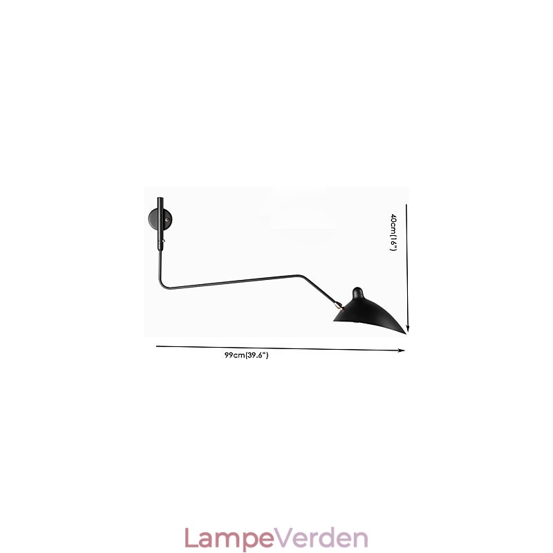 Moderne moderne maleri funktion til svingarm omgivende lys svingarm lys væglampe