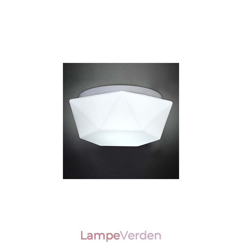 Creative White Diamond glaskuppel lysabsorberer