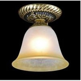Traditionel klassisk vintage retro bronze metal flush Mount