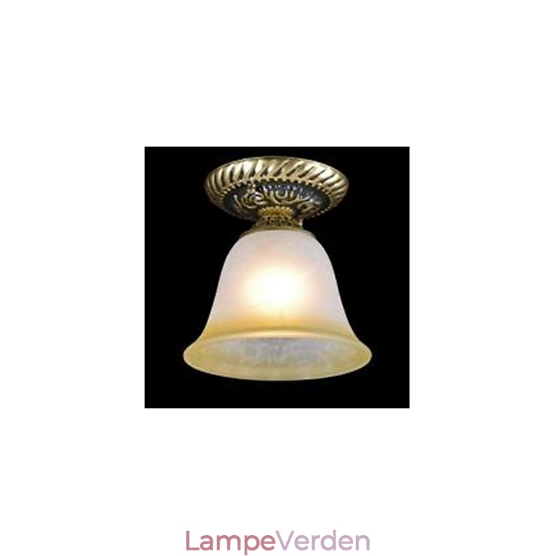 Traditionel klassisk vintage retro bronze metal flush Mount