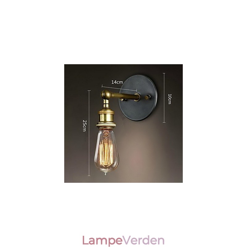 The American Village Wall Balkon Korridor Simpel kobber hovedlampe