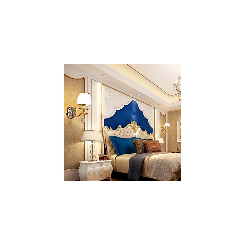 Moderne moderne galvaniseret funktion til Crystal Ambient Light Wall Sconces Wall Light