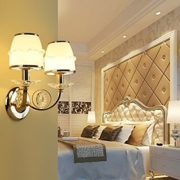 Moderne moderne galvaniseret funktion til øjenbeskyttelse Ambient Light Wall Sconces Wall Light