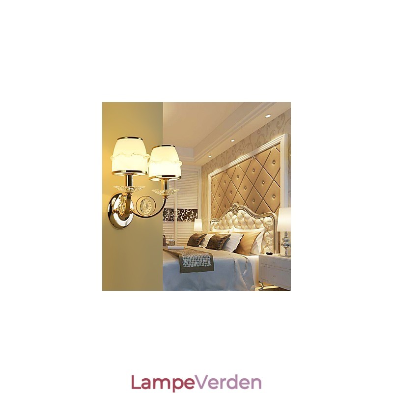Moderne moderne galvaniseret funktion til øjenbeskyttelse Ambient Light Wall Sconces Wall Light