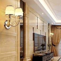 Moderne moderne galvaniseret funktion til øjenbeskyttelse Ambient Light Wall Sconces Wall Light
