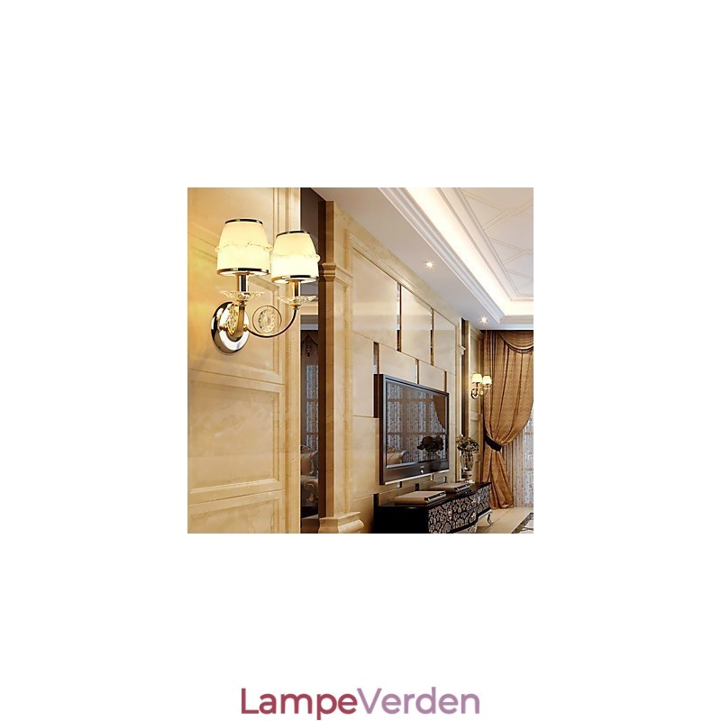 Moderne moderne galvaniseret funktion til øjenbeskyttelse Ambient Light Wall Sconces Wall Light