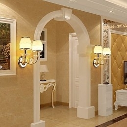 Moderne moderne galvaniseret funktion til øjenbeskyttelse Ambient Light Wall Sconces Wall Light