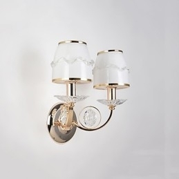 Moderne moderne galvaniseret funktion til øjenbeskyttelse Ambient Light Wall Sconces Wall Light