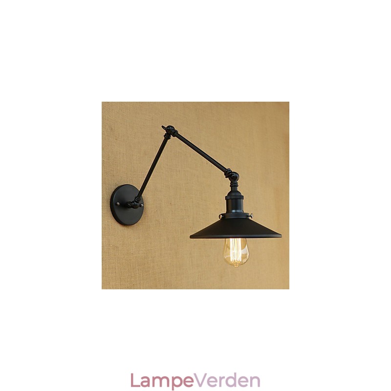 Rustik Lodge Country Retro maleri funktion til Mini Style Swing Arm væglampe