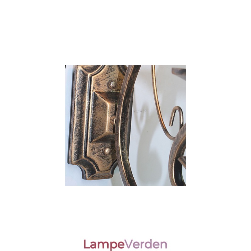 Mini Retro Væglampe Gang Metal Stearinlys Form Væglampe Belysning