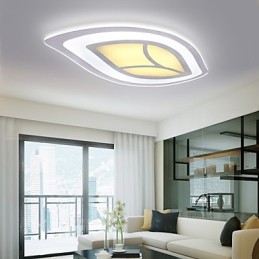 Moderne moderne metal flush Mount