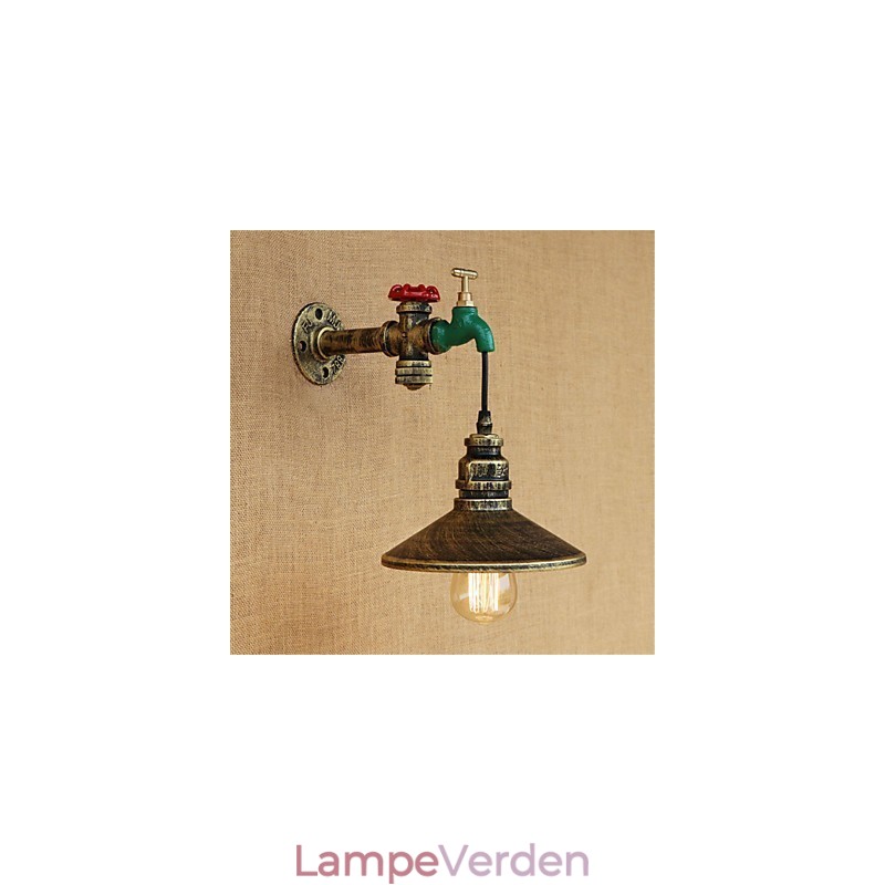 Country Novelty Retro Painting Feature for Mini Style Ambient Light Wall Sconces Wall Light