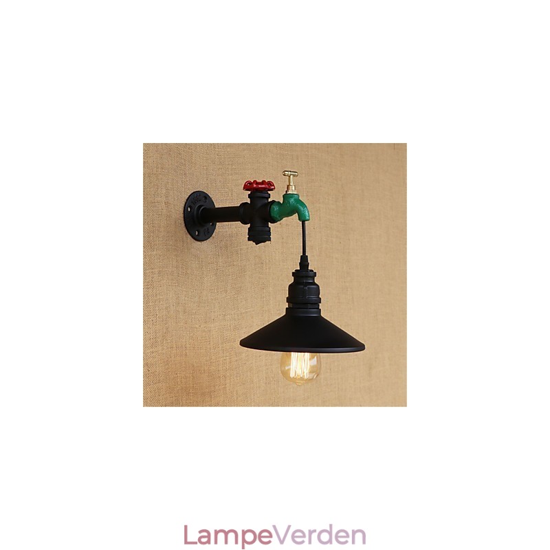Country Novelty Retro Painting Feature for Mini Style Ambient Light Wall Sconces Wall Light