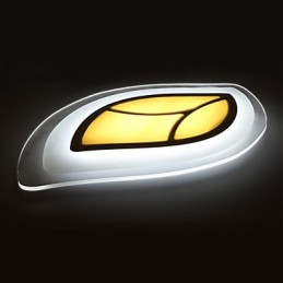 Moderne moderne metal flush Mount