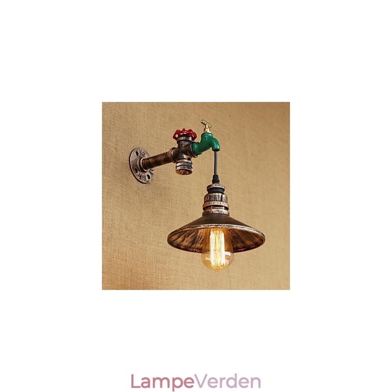 Country Novelty Retro Painting Feature for Mini Style Ambient Light Wall Sconces Wall Light