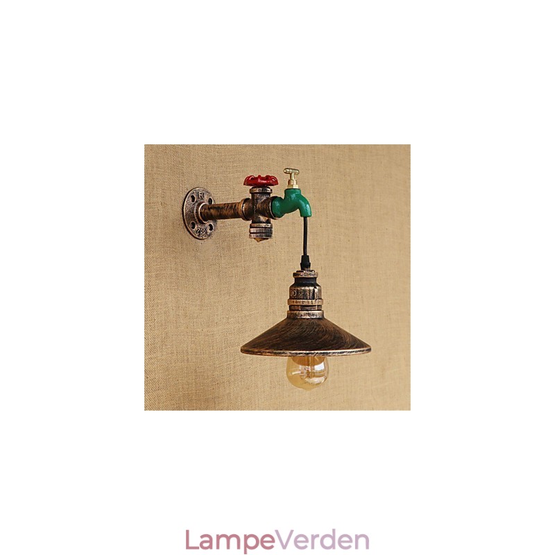 Country Novelty Retro Painting Feature for Mini Style Ambient Light Wall Sconces Wall Light
