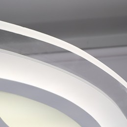 Moderne moderne metal flush Mount