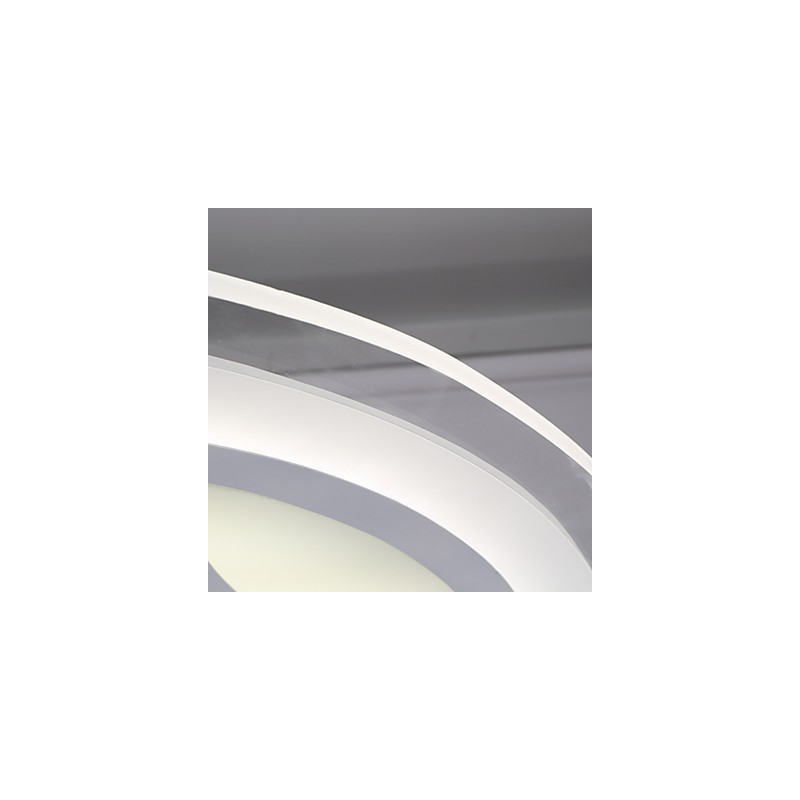 Moderne moderne metal flush Mount