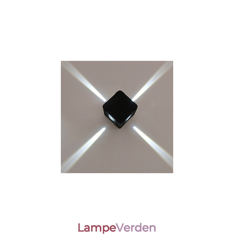 Moderne lys aluminium Flush Mount væglampe Dekorer væglamper