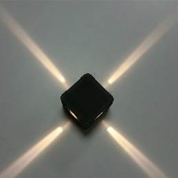 Moderne lys aluminium Flush Mount væglampe Dekorer væglamper