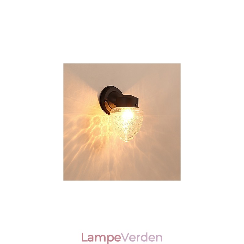 Moderne moderne sort oxid-finish-funktion til Mini Style Ambient Light Wall Sconces Wall Light