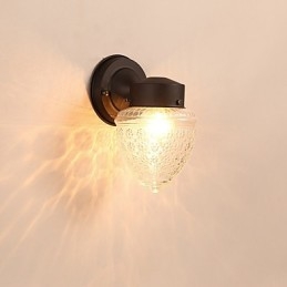 Moderne moderne sort oxid-finish-funktion til Mini Style Ambient Light Wall Sconces Wall Light